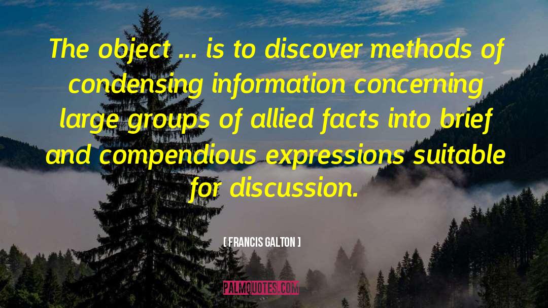 Groups And Individuals quotes by Francis Galton