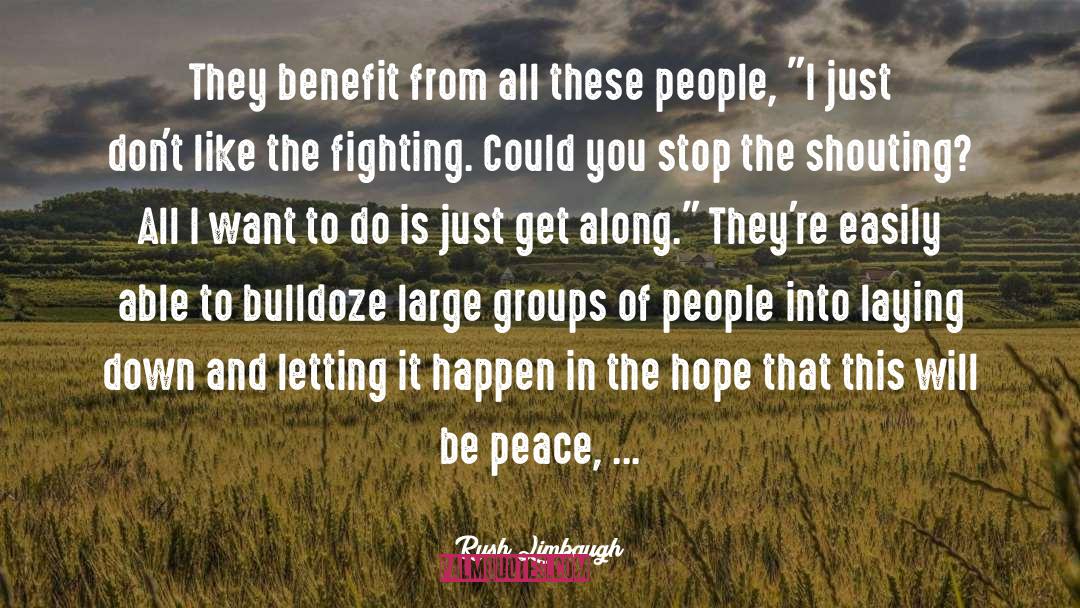 Groups Of People quotes by Rush Limbaugh