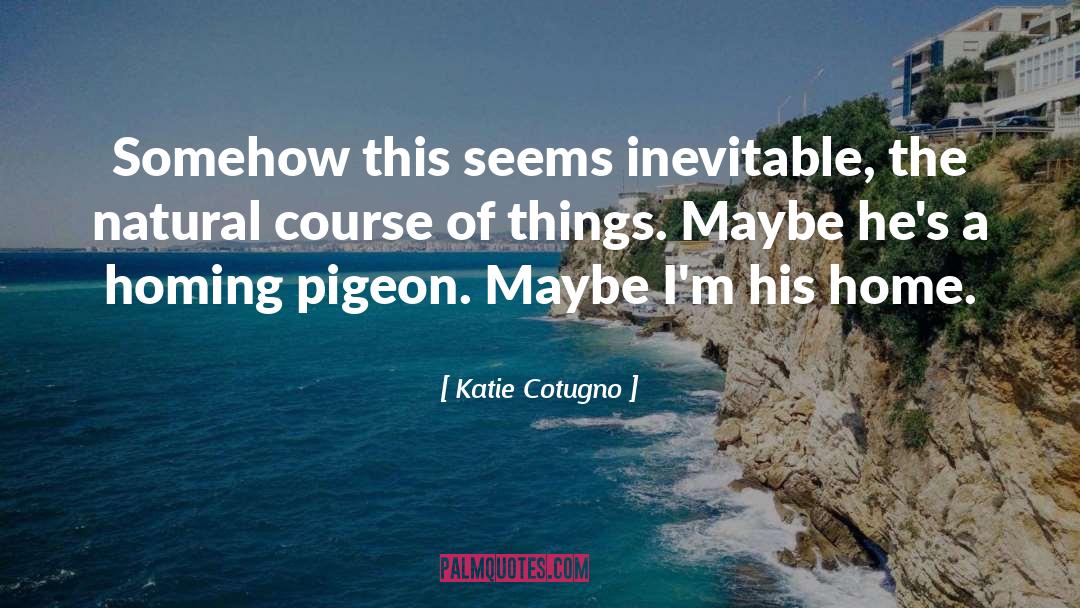 Groused Pigeon quotes by Katie Cotugno