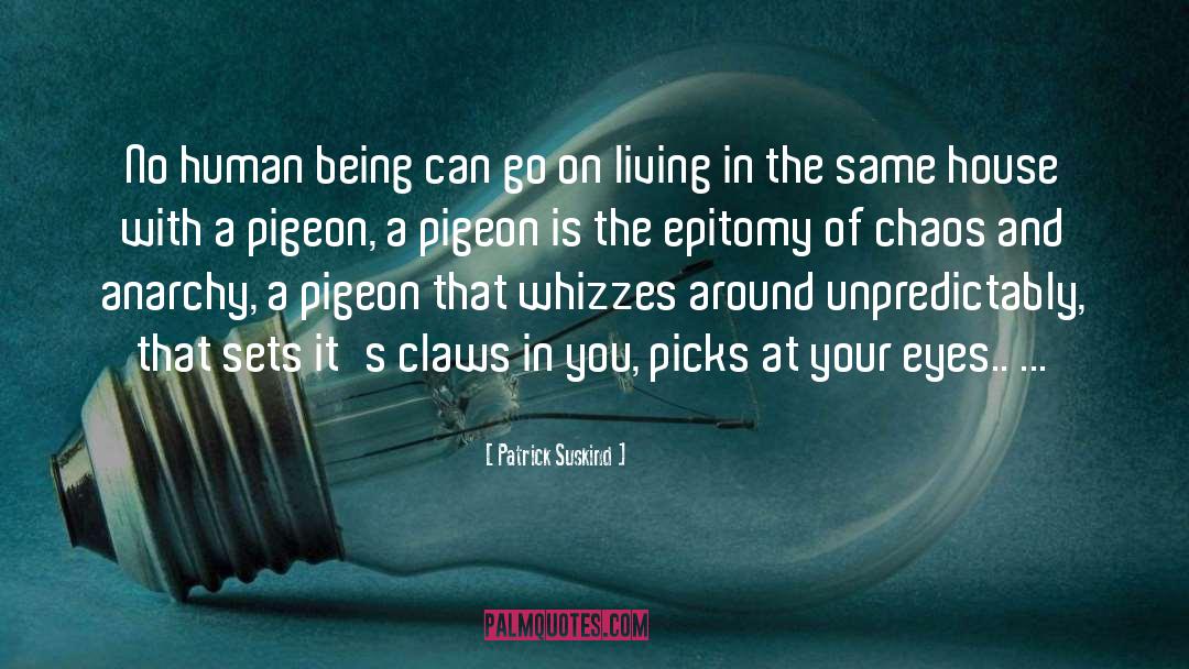 Groused Pigeon quotes by Patrick Suskind