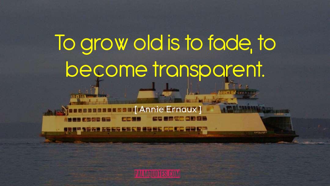 Grow Old quotes by Annie Ernaux