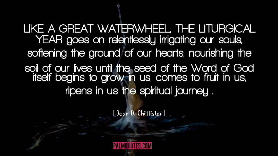 Grow Spiritually quotes by Joan D. Chittister