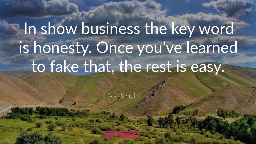 Growing Business quotes by George Burns
