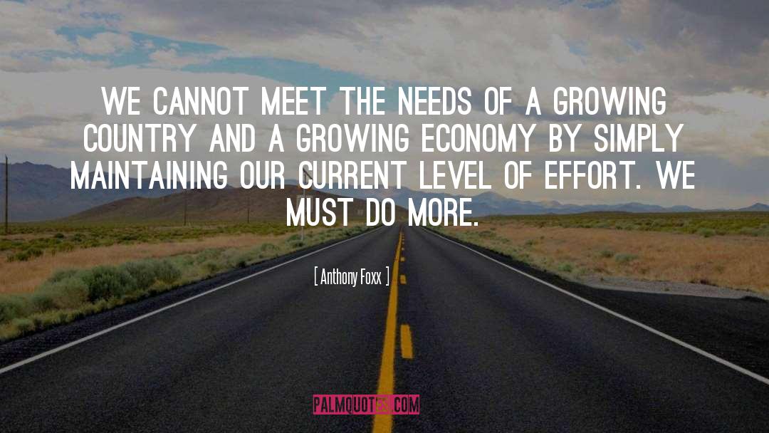 Growing Economy quotes by Anthony Foxx