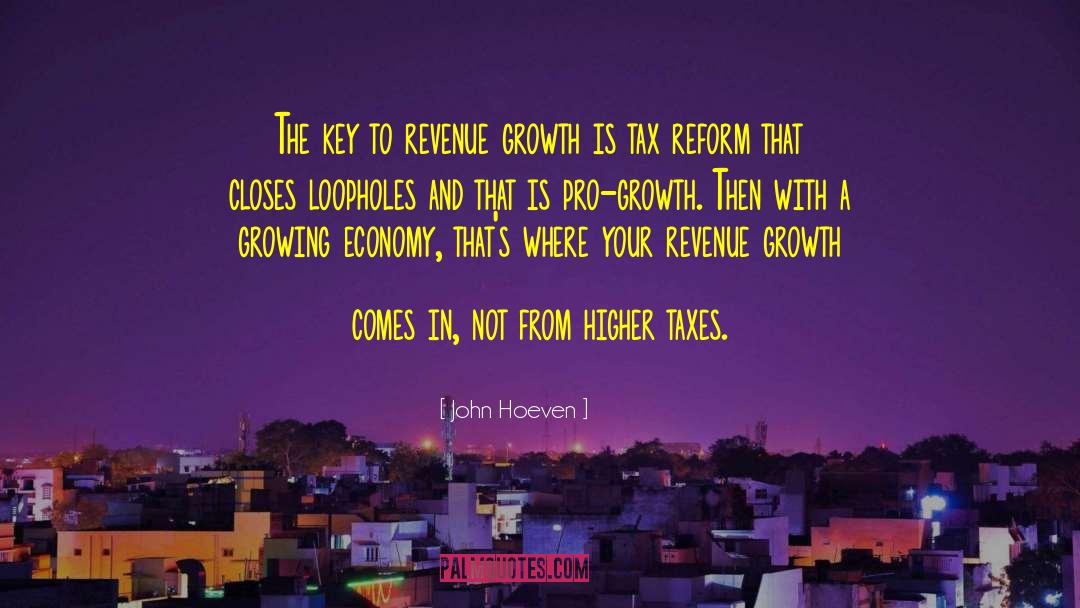 Growing Economy quotes by John Hoeven