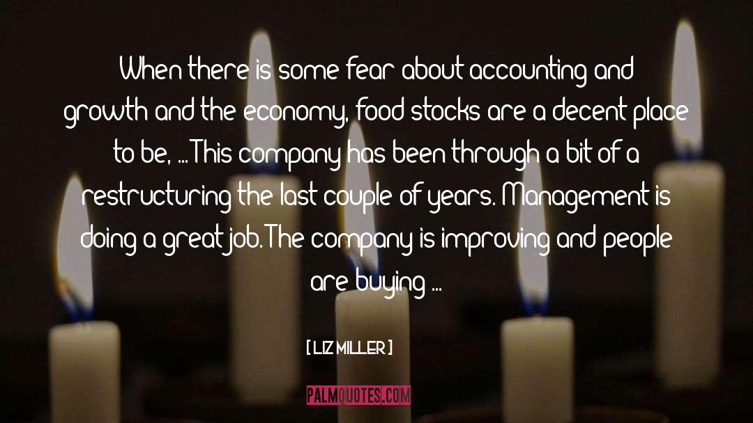 Growing Economy quotes by Liz Miller