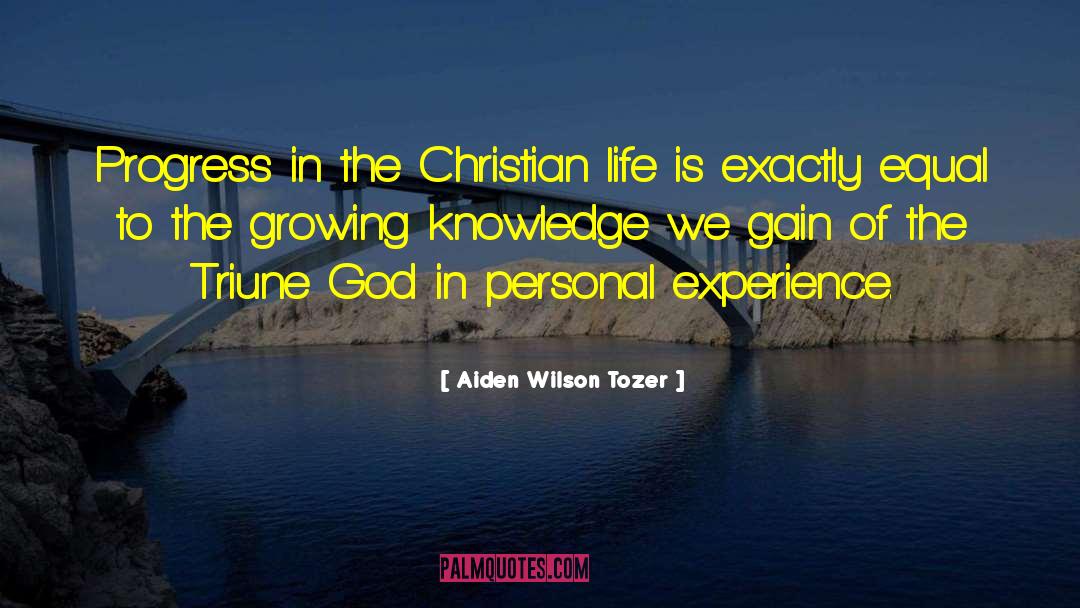 Growing Knowledge quotes by Aiden Wilson Tozer
