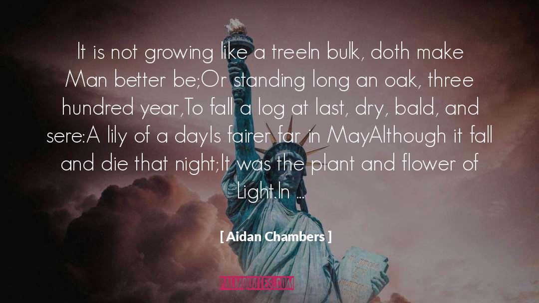 Growing Like A Tree quotes by Aidan Chambers
