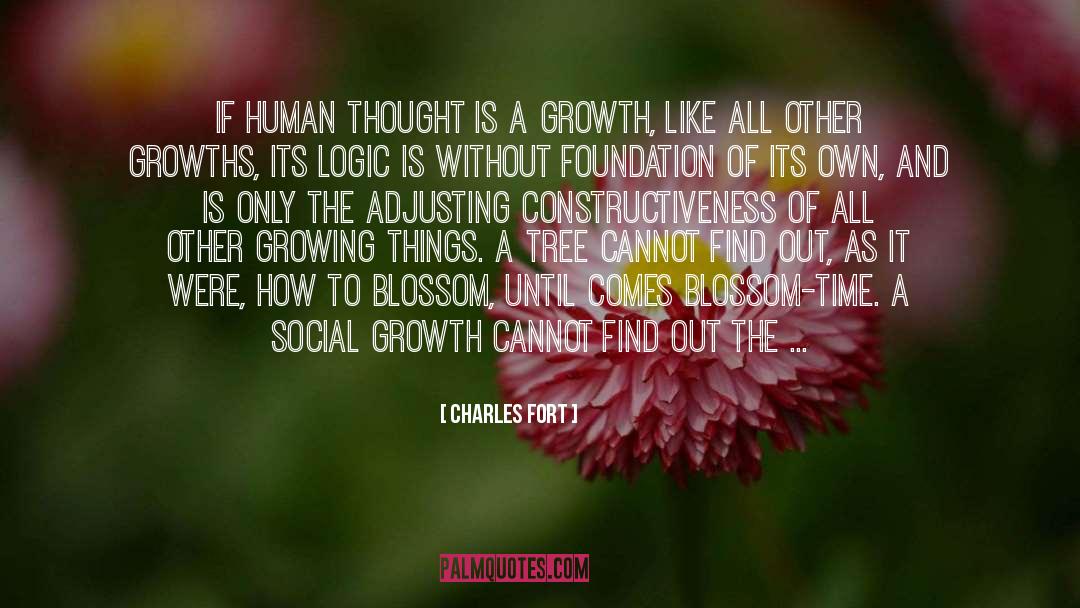 Growing Things quotes by Charles Fort