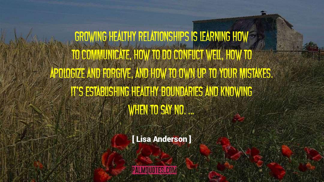 Growing Tree quotes by Lisa Anderson