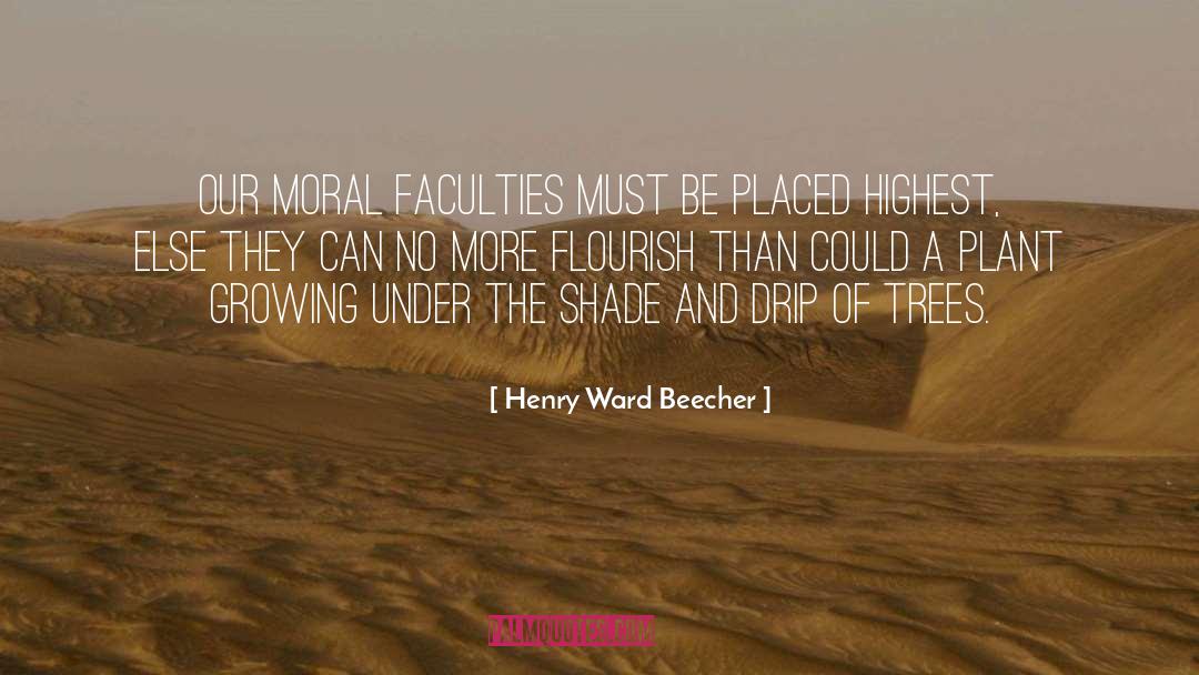 Growing Tree quotes by Henry Ward Beecher