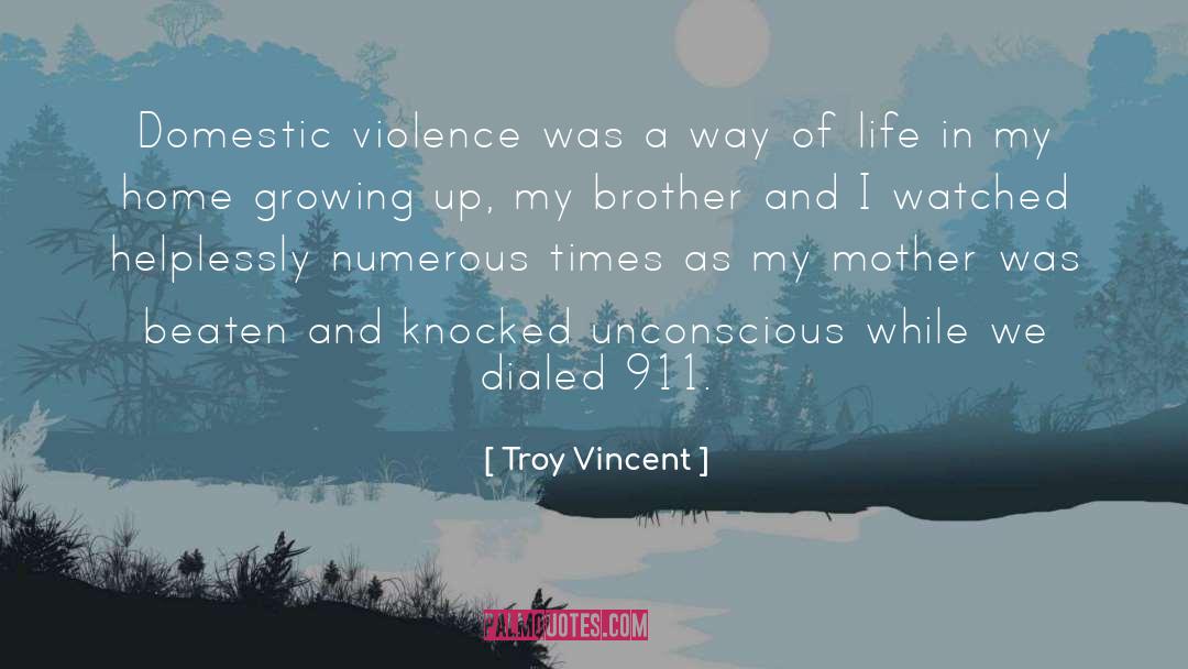 Growing Up Growing Pains quotes by Troy Vincent