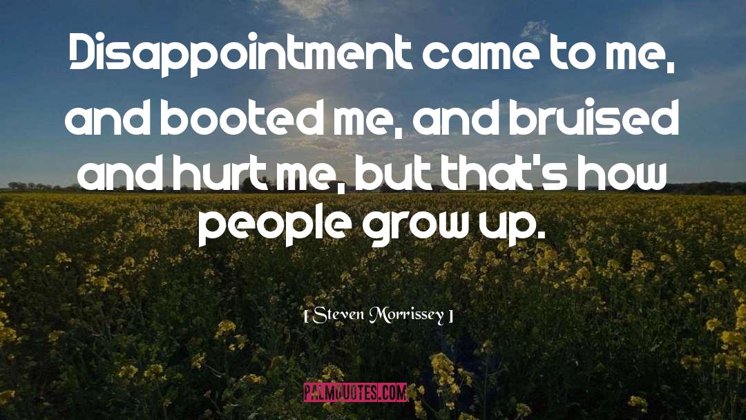 Growing Up quotes by Steven Morrissey