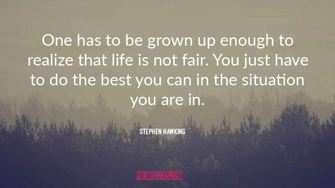 Grown Up quotes by Stephen Hawking