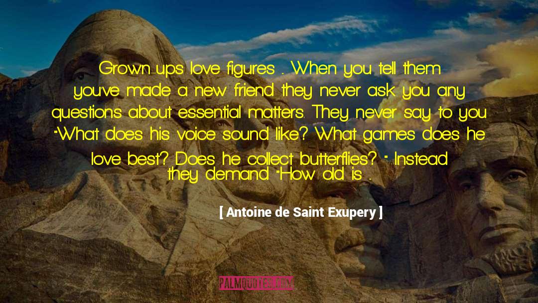 Grown Ups quotes by Antoine De Saint Exupery