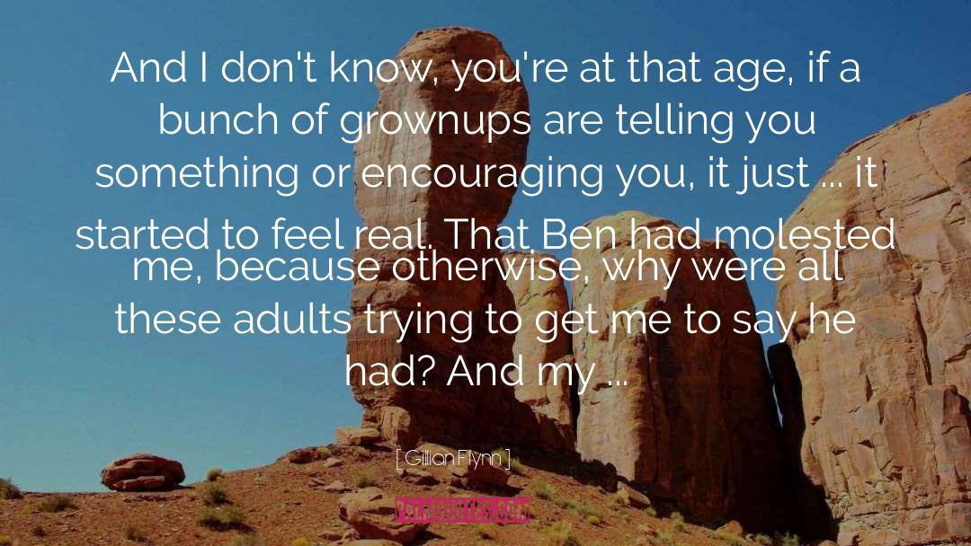 Grownups quotes by Gillian Flynn