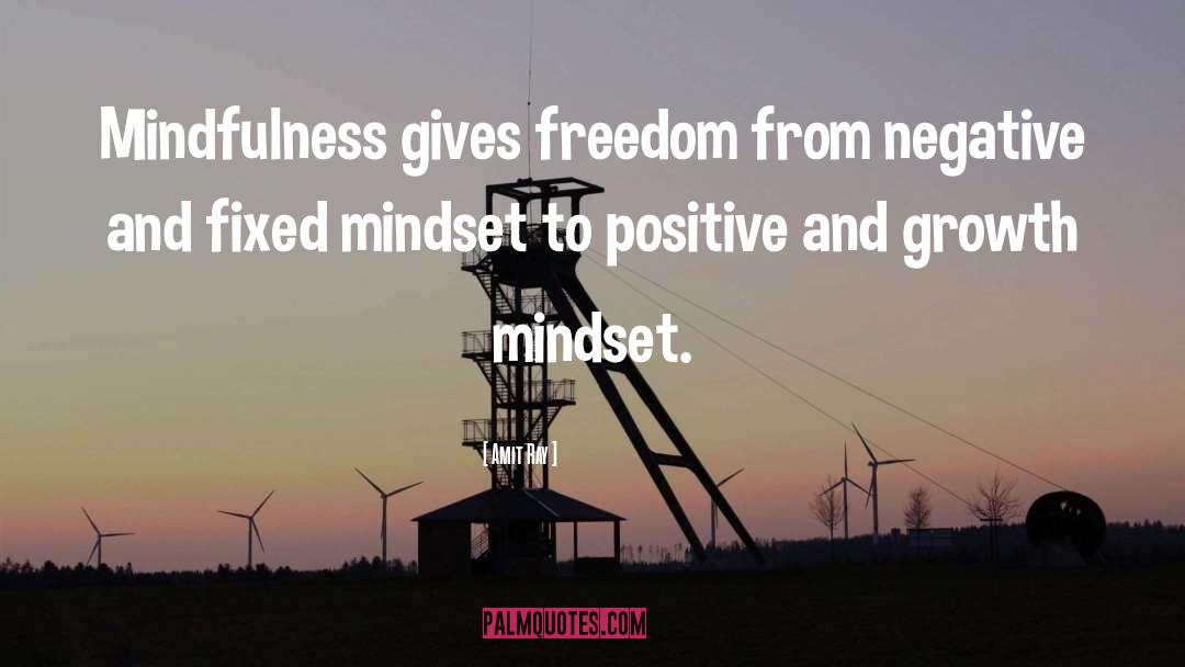 Growth Mindsets quotes by Amit Ray