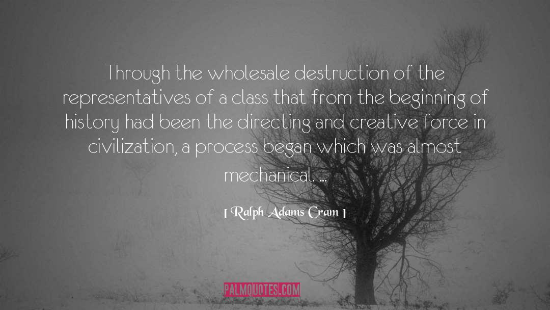 Growth Process quotes by Ralph Adams Cram