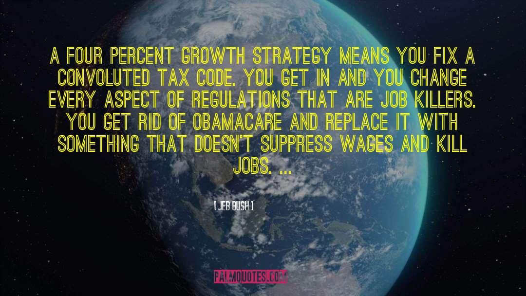 Growth Strategy quotes by Jeb Bush