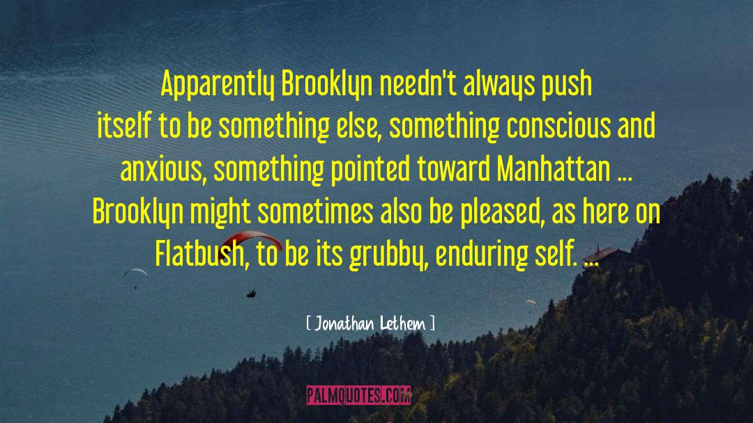 Grubby quotes by Jonathan Lethem