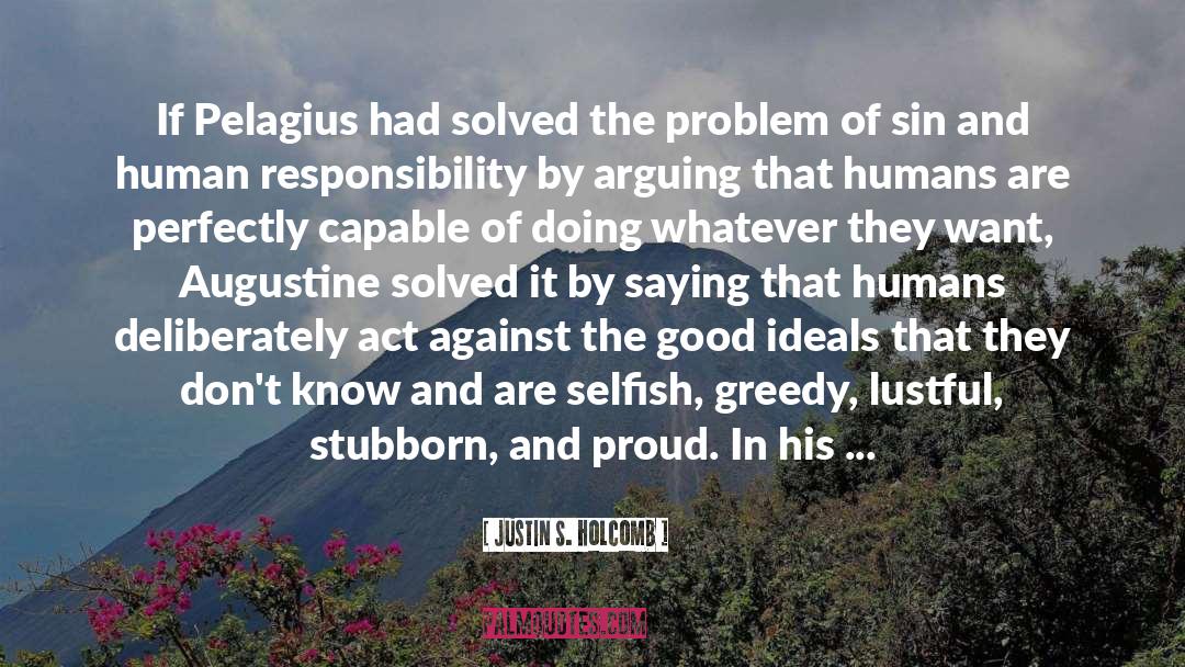 Grudges Against People quotes by Justin S. Holcomb