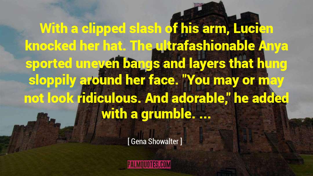 Grumble quotes by Gena Showalter