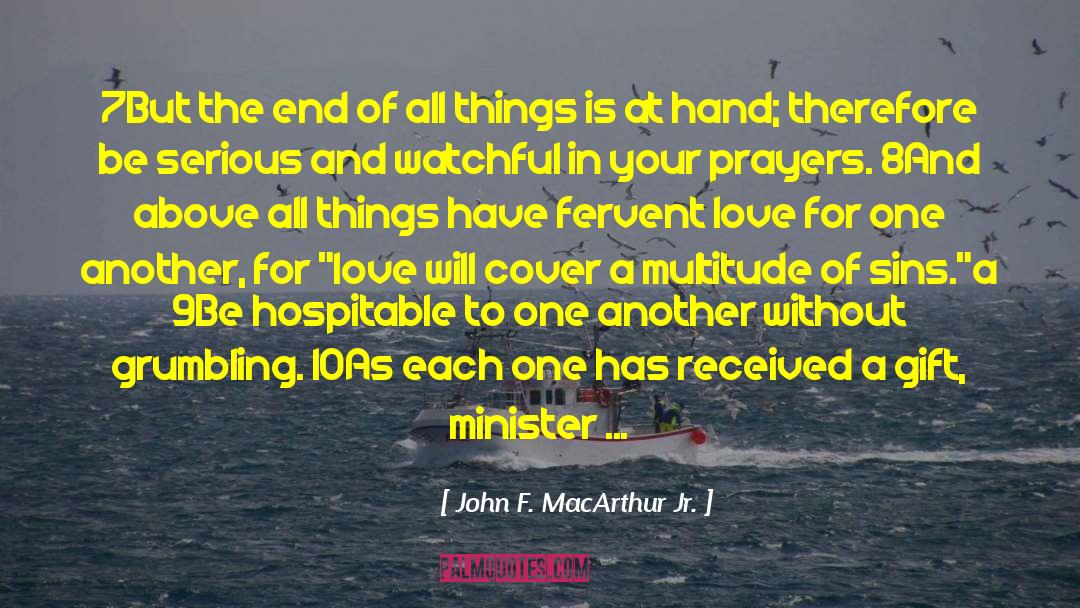 Grumbling quotes by John F. MacArthur Jr.
