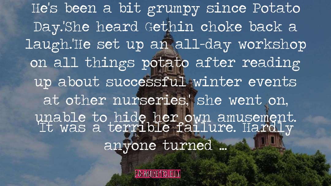 Grumpy quotes by Christine Stovell