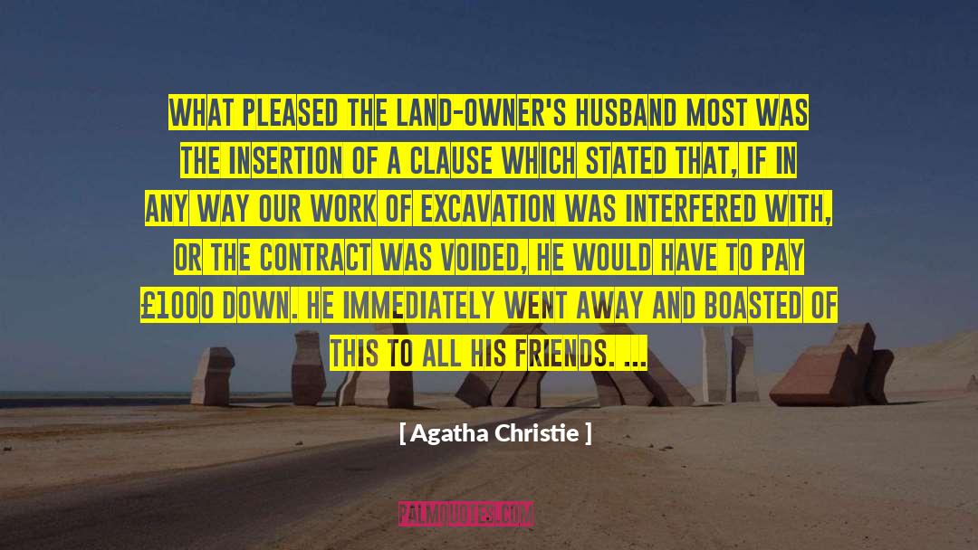 Grundfest Clause quotes by Agatha Christie