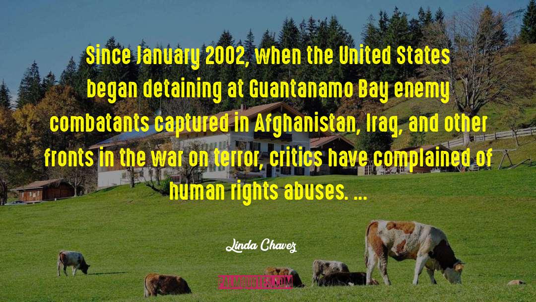 Guantanamo Bay quotes by Linda Chavez