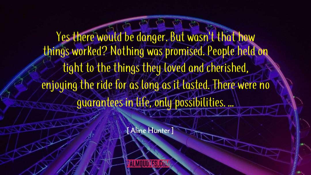 Guarantees In Life quotes by Aline Hunter