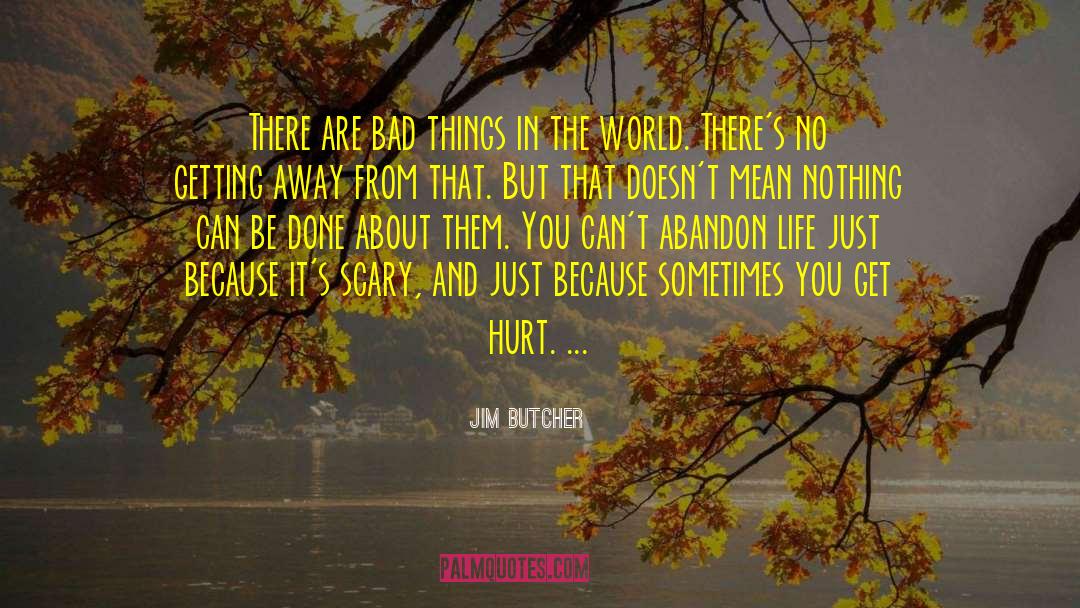 Guarantees In Life quotes by Jim Butcher