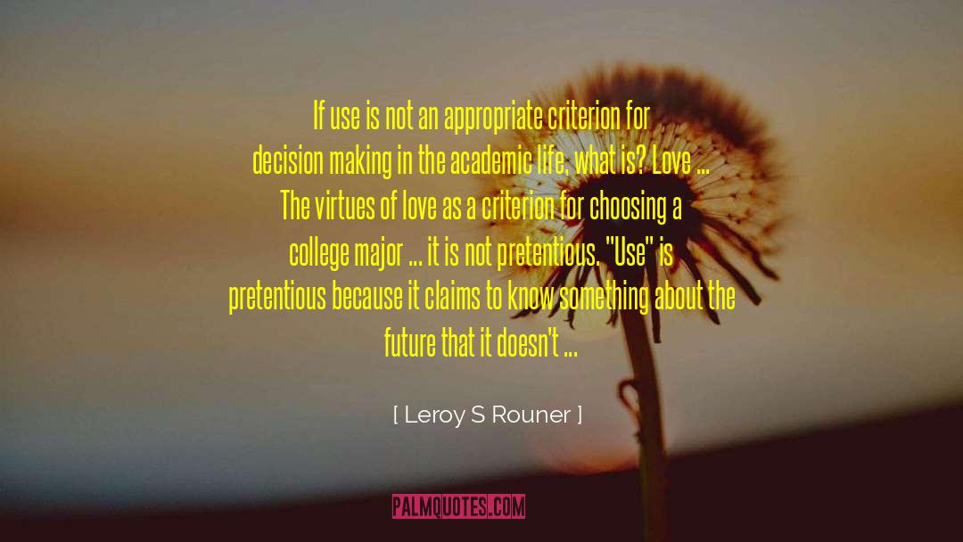 Guarantees That quotes by Leroy S Rouner