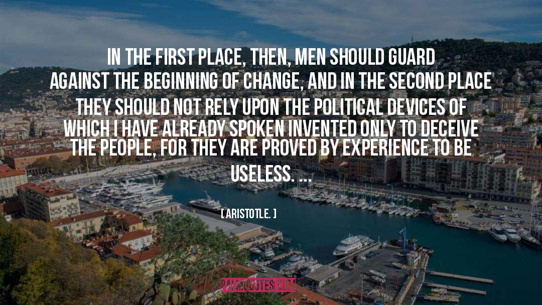 Guard Against quotes by Aristotle.