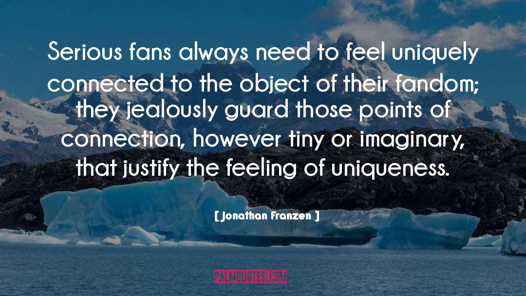 Guard Feeling quotes by Jonathan Franzen