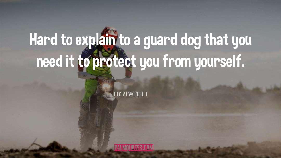 Guard quotes by Dov Davidoff