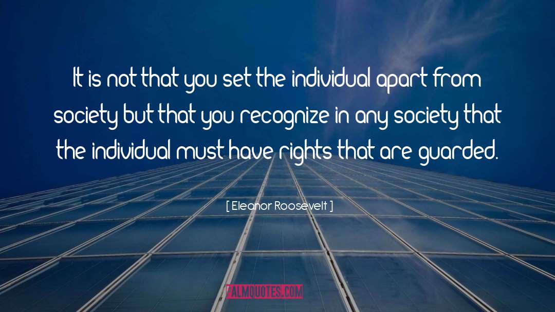 Guarded quotes by Eleanor Roosevelt