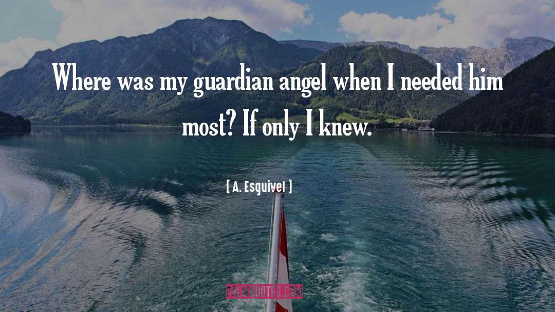 Guardian Angel quotes by A. Esquivel