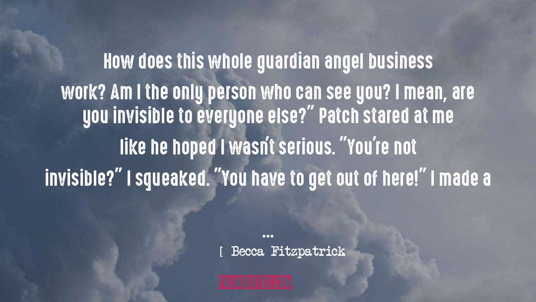 Guardian Angel quotes by Becca Fitzpatrick