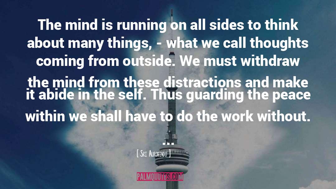 Guarding quotes by Sri Aurobindo