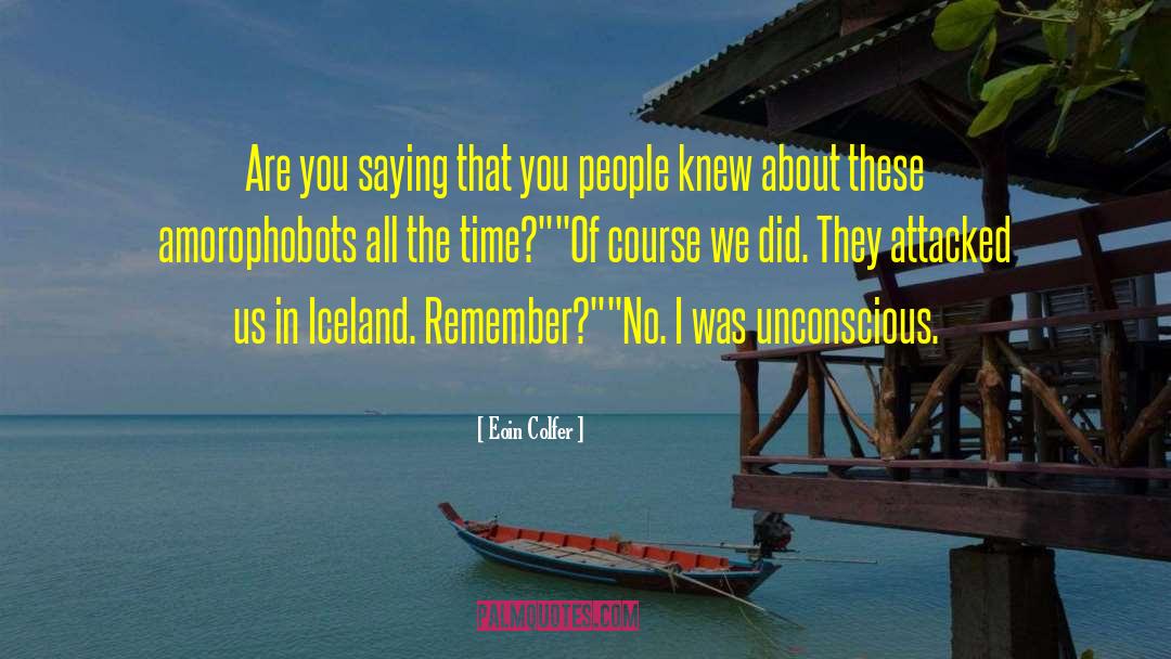 Gudmundsson Iceland quotes by Eoin Colfer