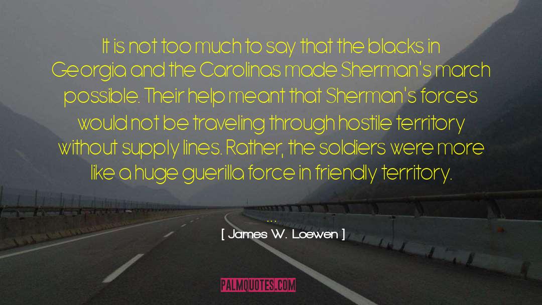 Guerilla quotes by James W. Loewen