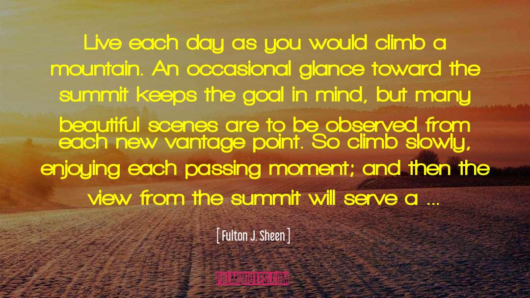 Guerini Summit quotes by Fulton J. Sheen