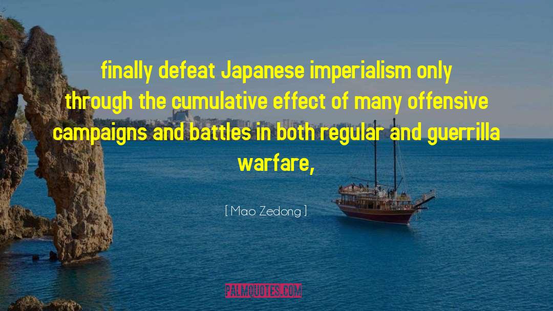 Guerrilla Warfare quotes by Mao Zedong