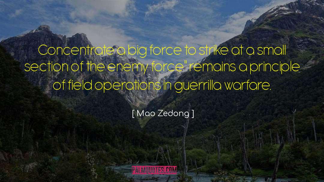 Guerrilla Warfare quotes by Mao Zedong