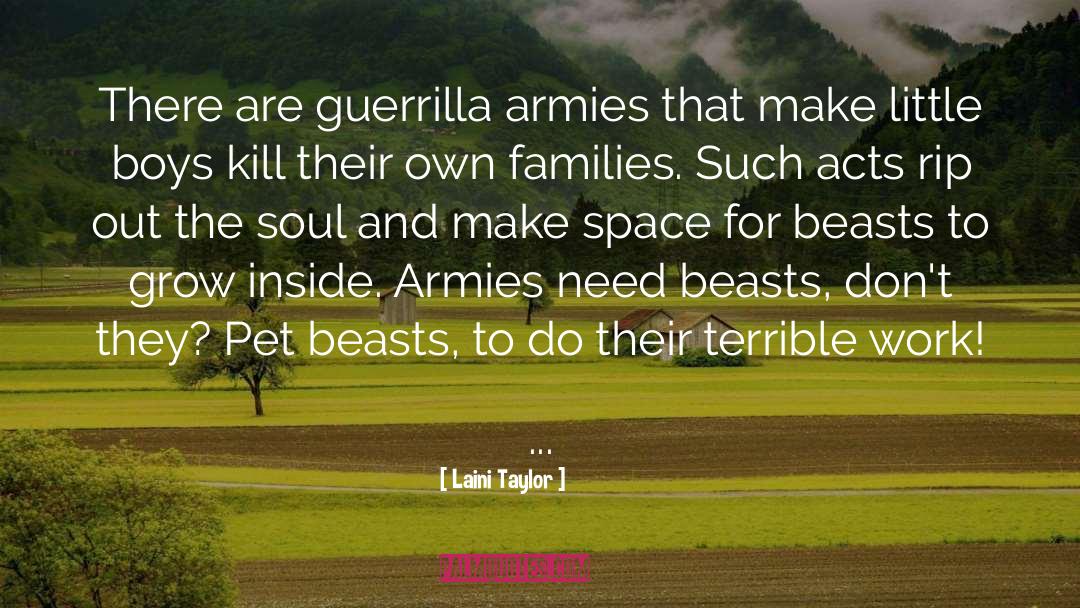 Guerrillas quotes by Laini Taylor