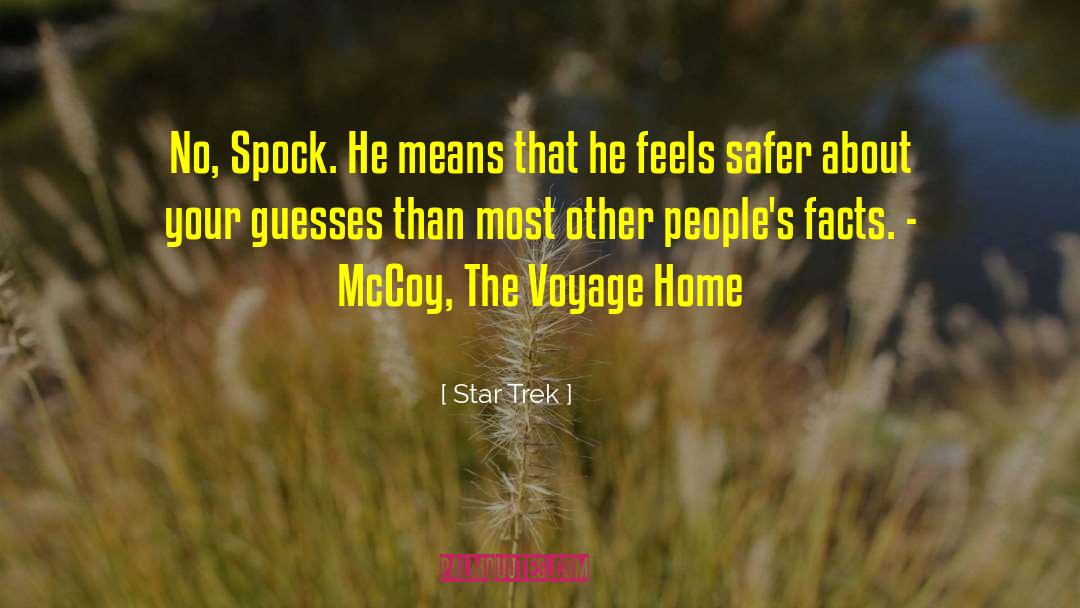 Guesses quotes by Star Trek