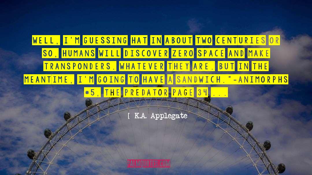 Guessing quotes by K.A. Applegate