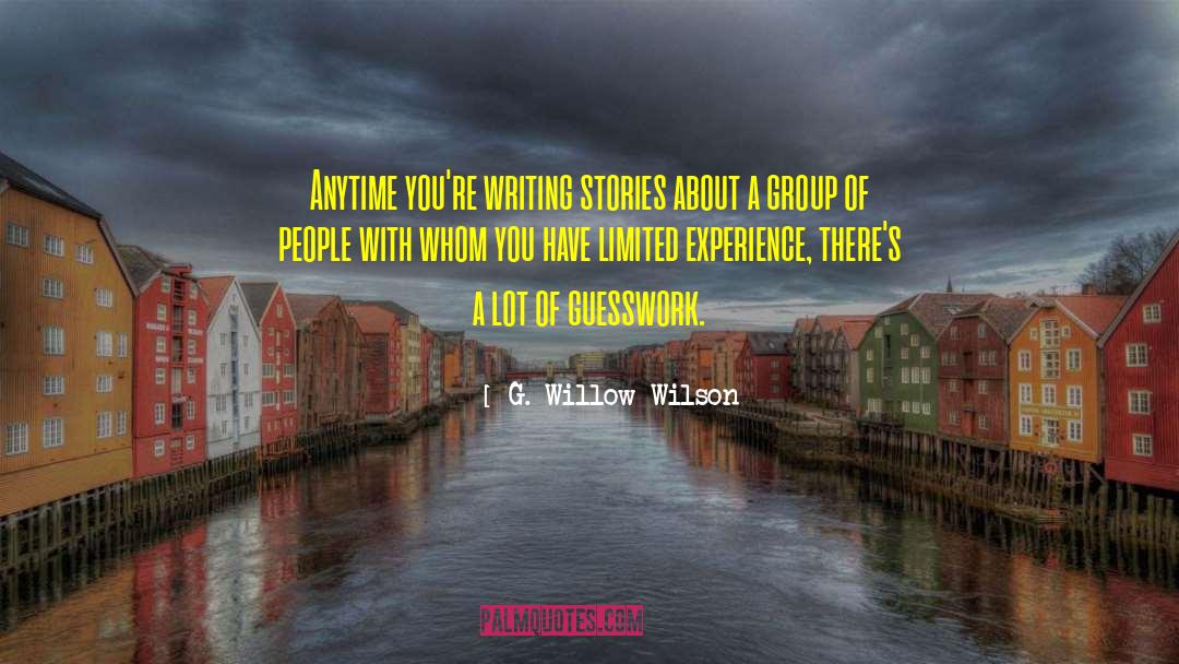 Guesswork Crossword quotes by G. Willow Wilson