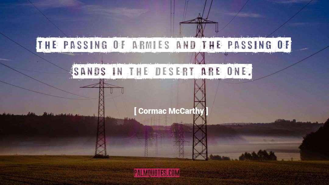 Guggenheims Sands quotes by Cormac McCarthy